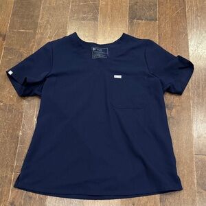 FIGS Catarina One-Pocket Scrub Top™  Navy-Large